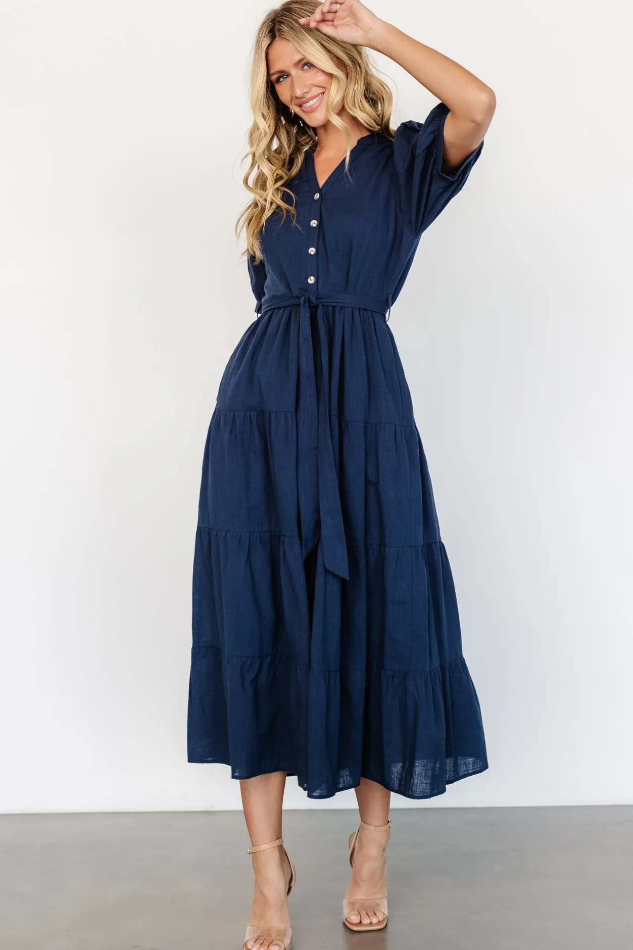 Clearance Baltic Born Camille Maxi Dress | Navy