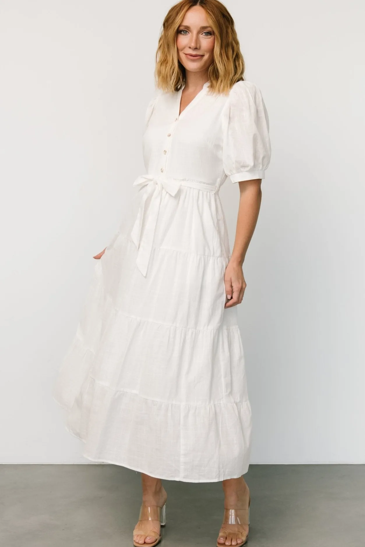 Discount Baltic Born Camille Maxi Dress | Off White OffWhite