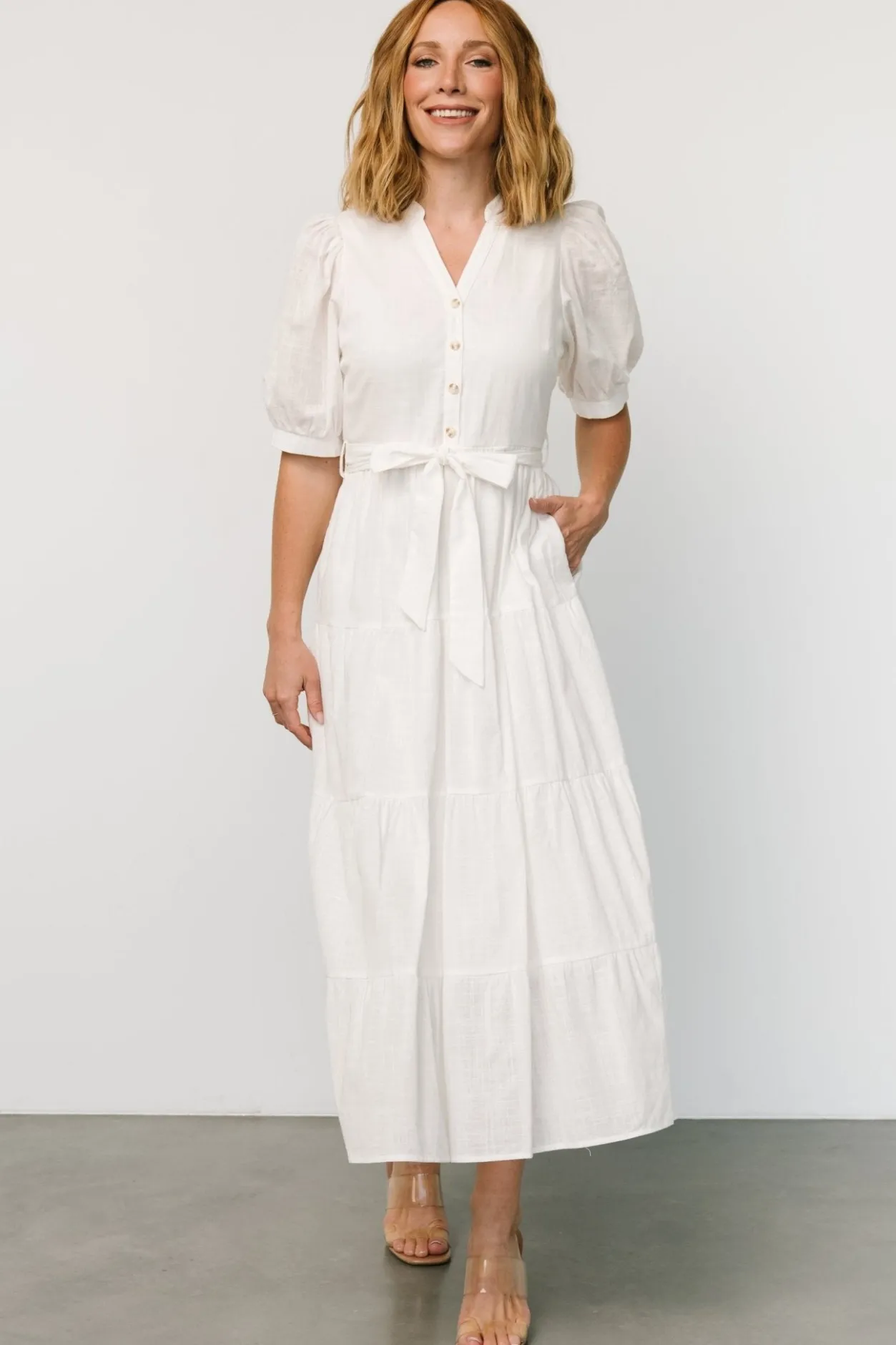 Discount Baltic Born Camille Maxi Dress | Off White OffWhite
