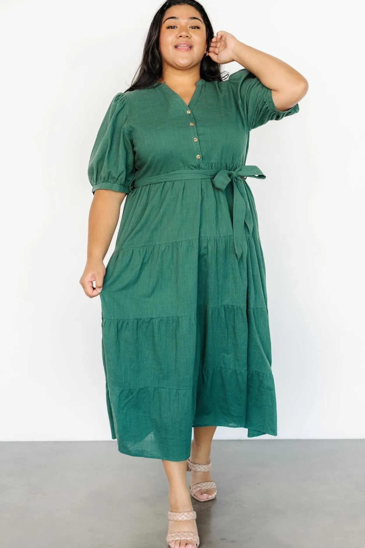 Hot Baltic Born Camille Maxi Dress | Vintage Green VintageGreen