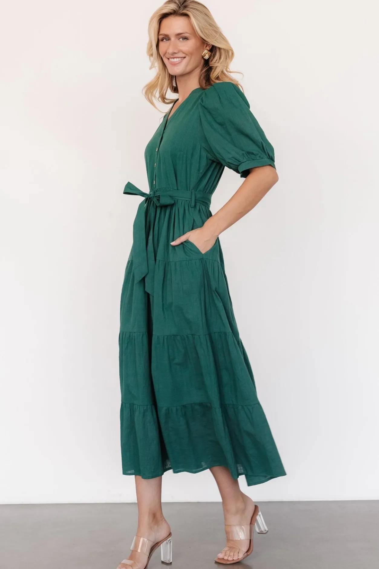 Hot Baltic Born Camille Maxi Dress | Vintage Green VintageGreen