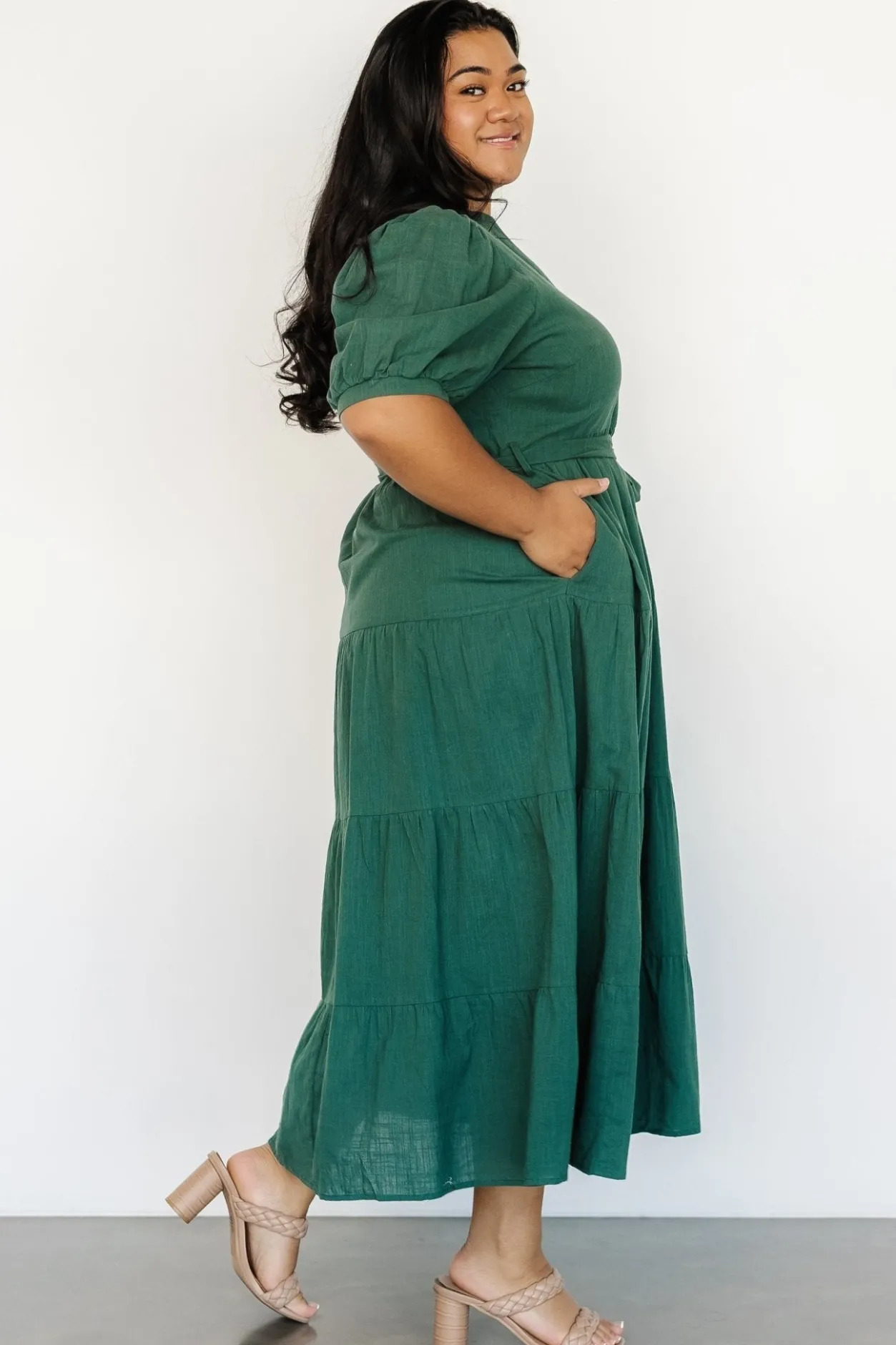 Hot Baltic Born Camille Maxi Dress | Vintage Green VintageGreen