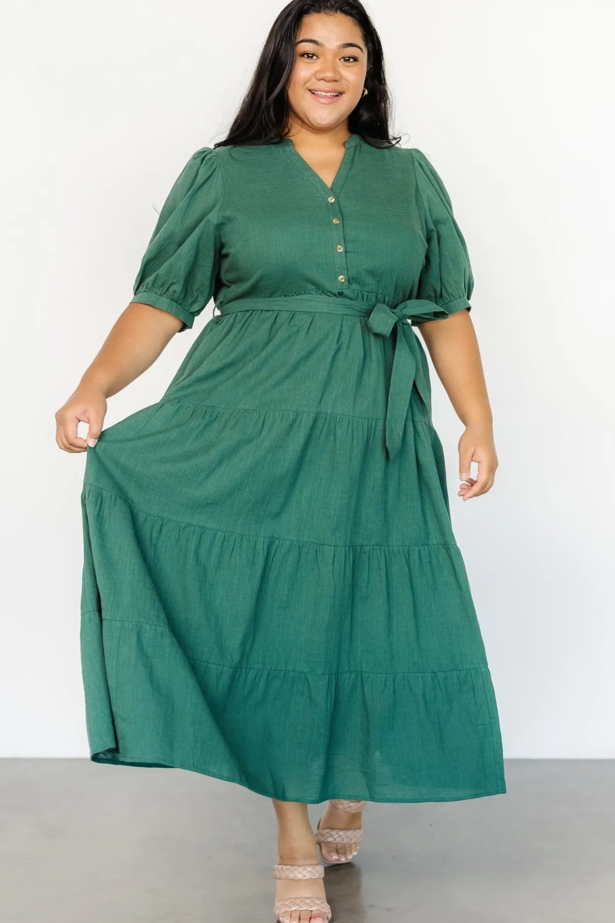 Hot Baltic Born Camille Maxi Dress | Vintage Green VintageGreen