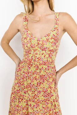 Outlet Baltic Born Campbell Tie Back Dress | Multi Floral MultiFloral