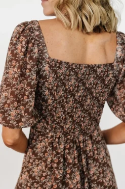 Online Baltic Born Camryn Maxi Dress | Brown Floral BrownFloral