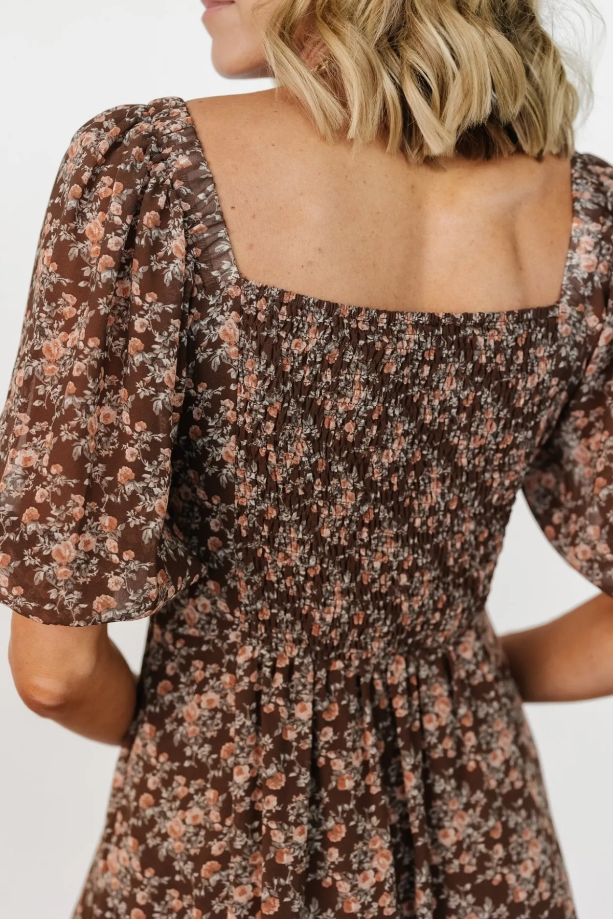 Online Baltic Born Camryn Maxi Dress | Brown Floral BrownFloral