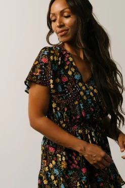 Hot Baltic Born Candy Romper | Black Floral BlackFloral