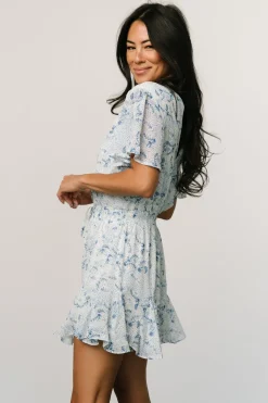 Discount Baltic Born Candy Romper | Off White + Blue OffWhite+Blue