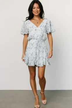 Discount Baltic Born Candy Romper | Off White + Blue OffWhite+Blue