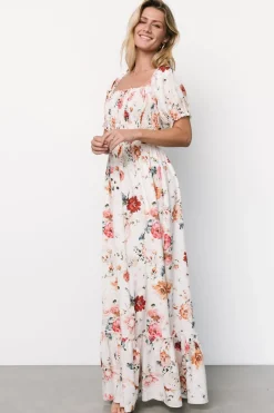Best Baltic Born Capri Smocked Maxi Dress | Multi Floral MultiFloral