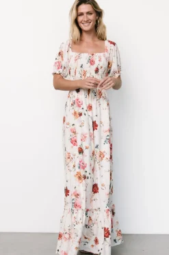 Best Baltic Born Capri Smocked Maxi Dress | Multi Floral MultiFloral