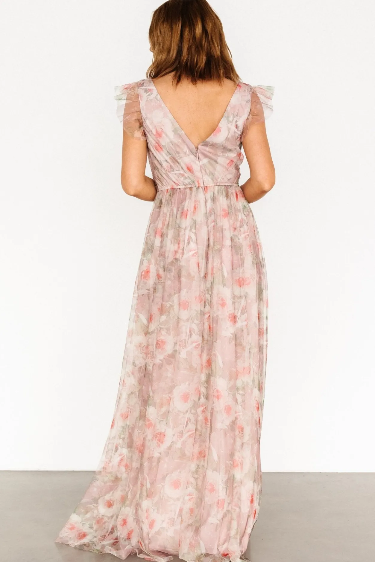 Sale Baltic Born Carmine Maxi Dress | Mauve Floral MauveFloral