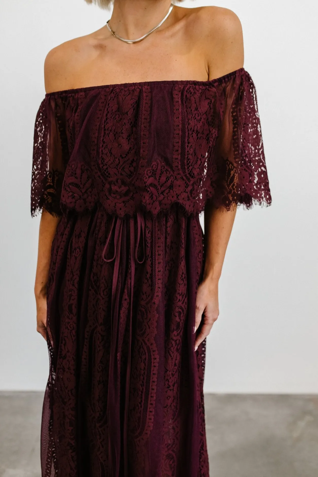 Outlet Baltic Born Caroline Lace Maxi Dress | Mulberry