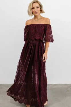 Outlet Baltic Born Caroline Lace Maxi Dress | Mulberry