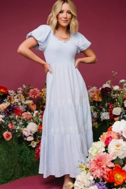 Online Baltic Born Carrington Maxi Dress | Light Blue LightBlue