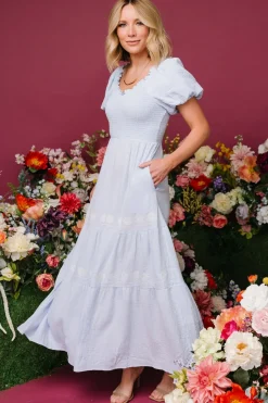 Online Baltic Born Carrington Maxi Dress | Light Blue LightBlue