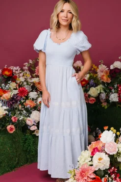 Online Baltic Born Carrington Maxi Dress | Light Blue LightBlue
