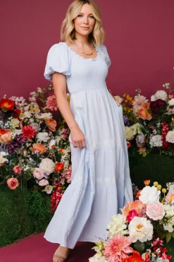Online Baltic Born Carrington Maxi Dress | Light Blue LightBlue