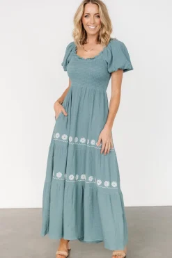 Discount Baltic Born Carrington Maxi Dress | Vintage Teal VintageTeal