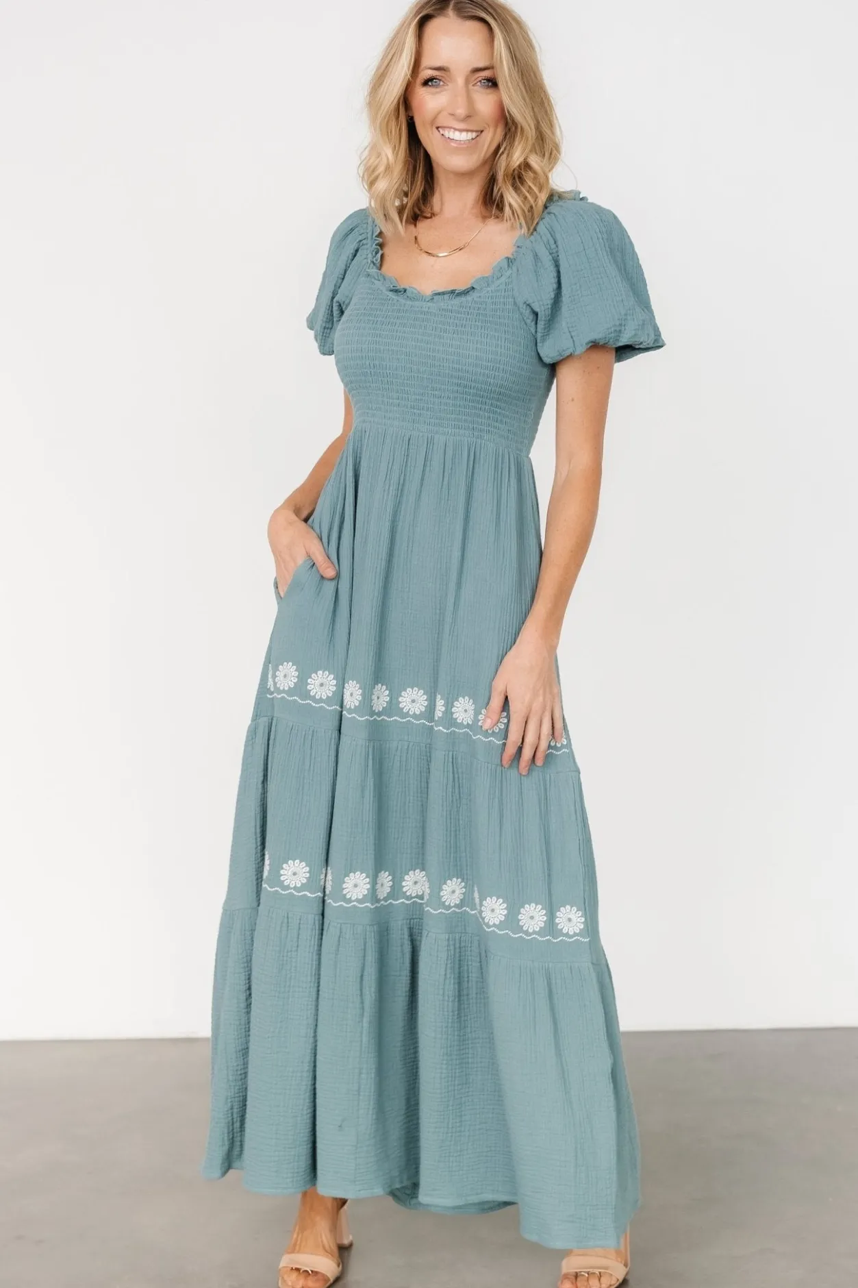 Discount Baltic Born Carrington Maxi Dress | Vintage Teal VintageTeal