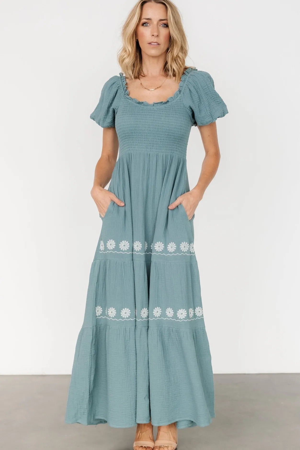 Discount Baltic Born Carrington Maxi Dress | Vintage Teal VintageTeal