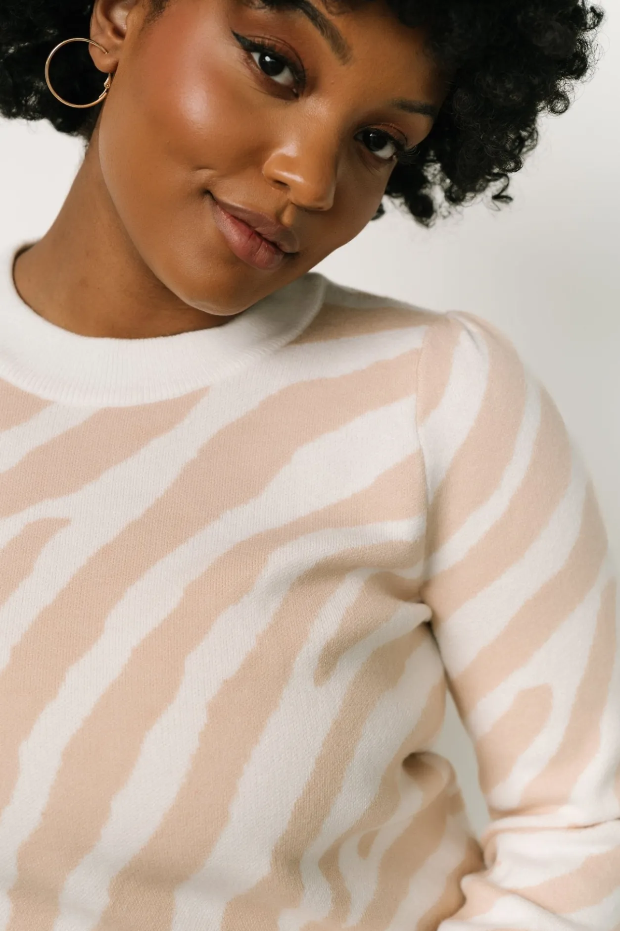 Online Baltic Born Carter Sweater | Oatmeal Print OatmealPrint