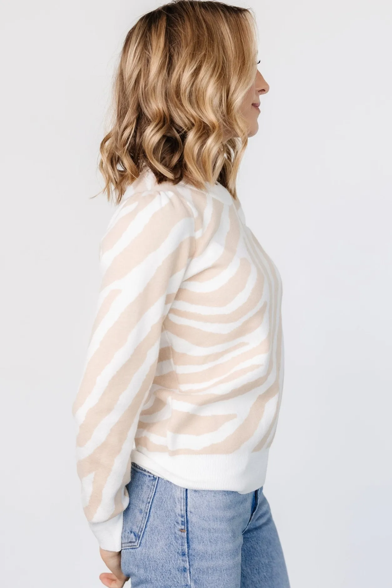 Online Baltic Born Carter Sweater | Oatmeal Print OatmealPrint
