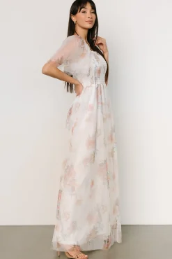 Clearance Baltic Born Cassandra Tulle Maxi Dress | White Multi WhiteMulti