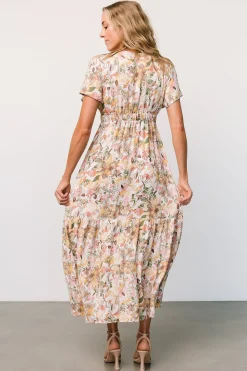 Discount Baltic Born Cassie Short Sleeve Dress | Multi Floral MultiFloral