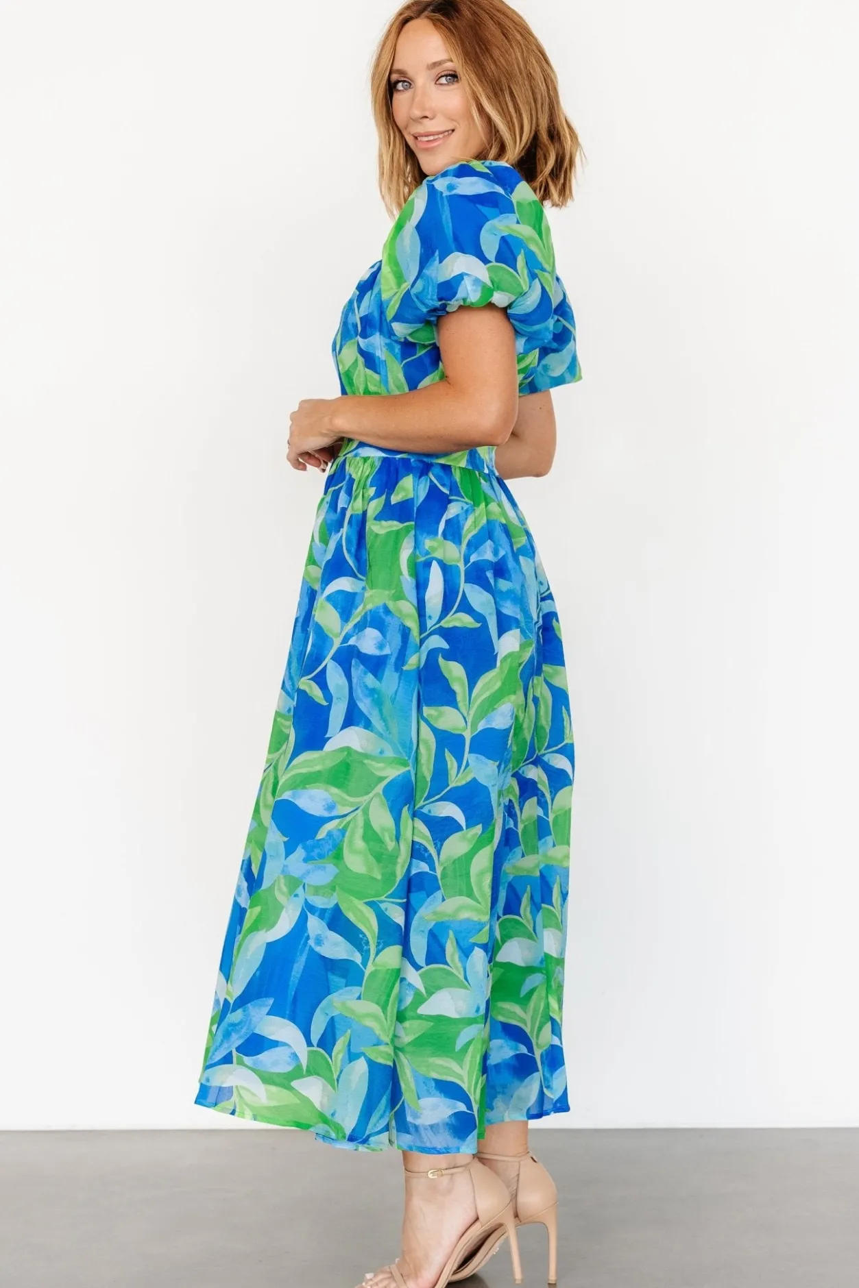 Best Baltic Born Catalina Midi Dress | Blue + Green Blue+Green