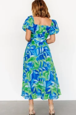 Best Baltic Born Catalina Midi Dress | Blue + Green Blue+Green
