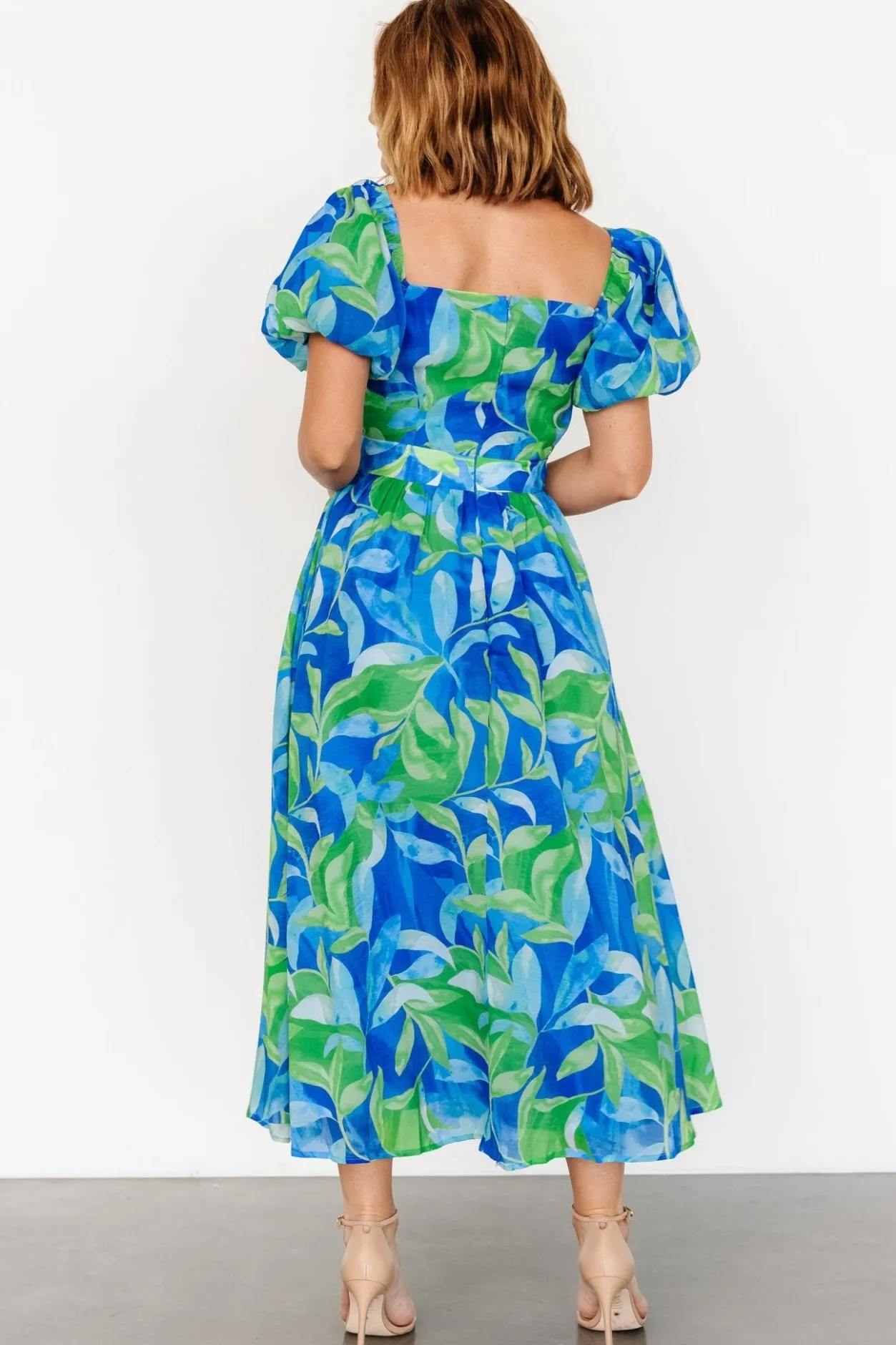 Best Baltic Born Catalina Midi Dress | Blue + Green Blue+Green