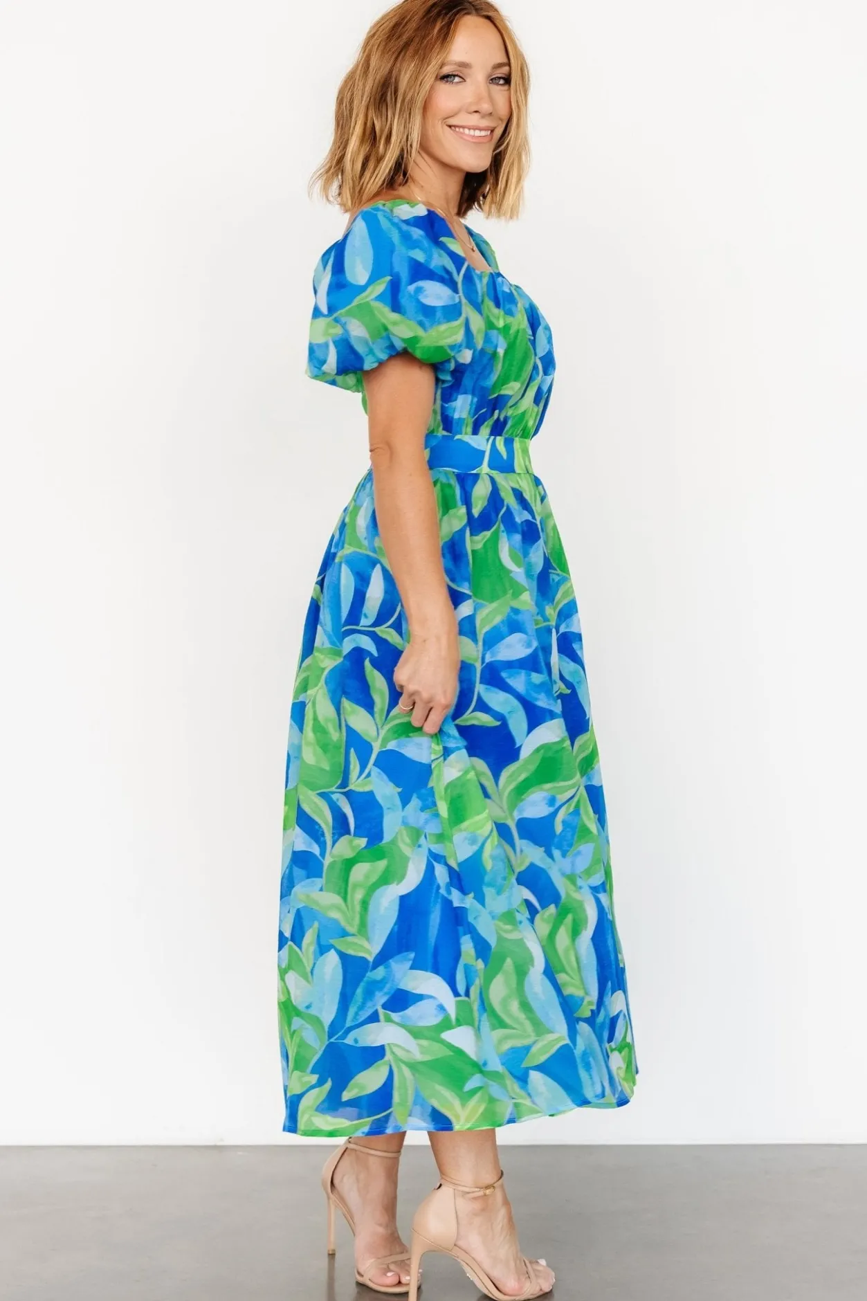 Best Baltic Born Catalina Midi Dress | Blue + Green Blue+Green