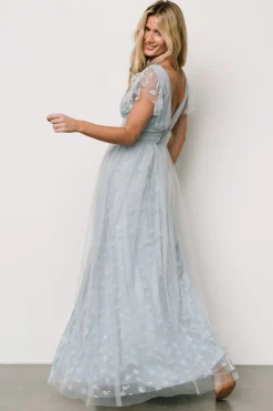 Outlet Baltic Born Caterina Tulle Maxi Dress | Light Blue LightBlue
