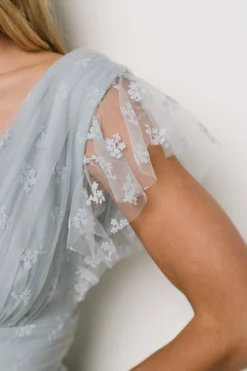 Outlet Baltic Born Caterina Tulle Maxi Dress | Light Blue LightBlue