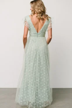 Best Baltic Born Caterina Tulle Maxi Dress | Sage