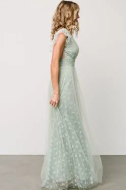 Best Baltic Born Caterina Tulle Maxi Dress | Sage