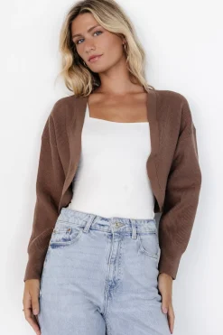 Hot Baltic Born Cecil Open Cardigan | Dusty Brown DustyBrown