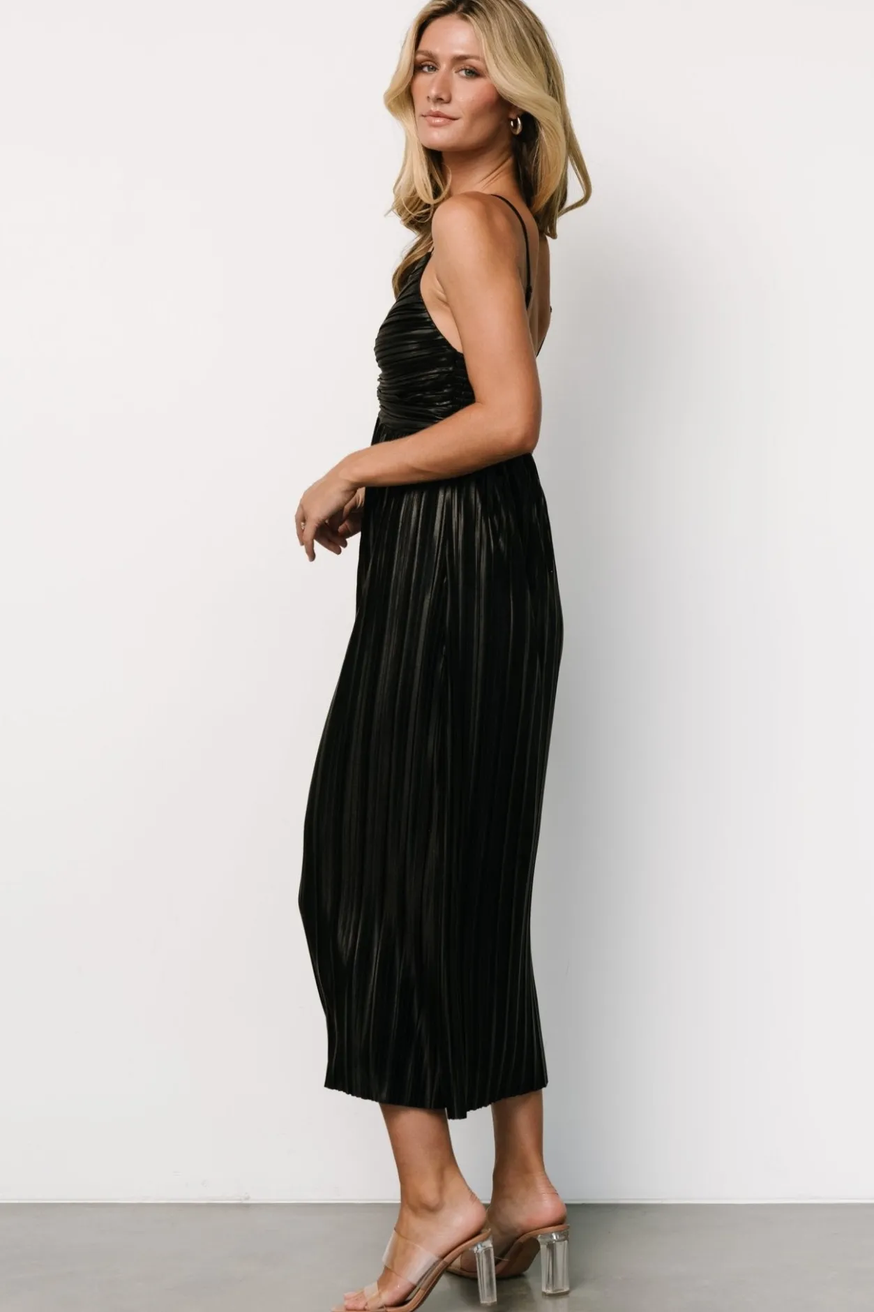 Sale Baltic Born Cecilia Pleated Dress | Black