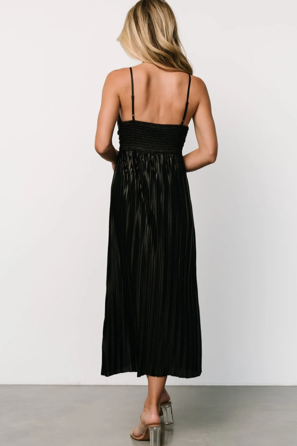 Sale Baltic Born Cecilia Pleated Dress | Black