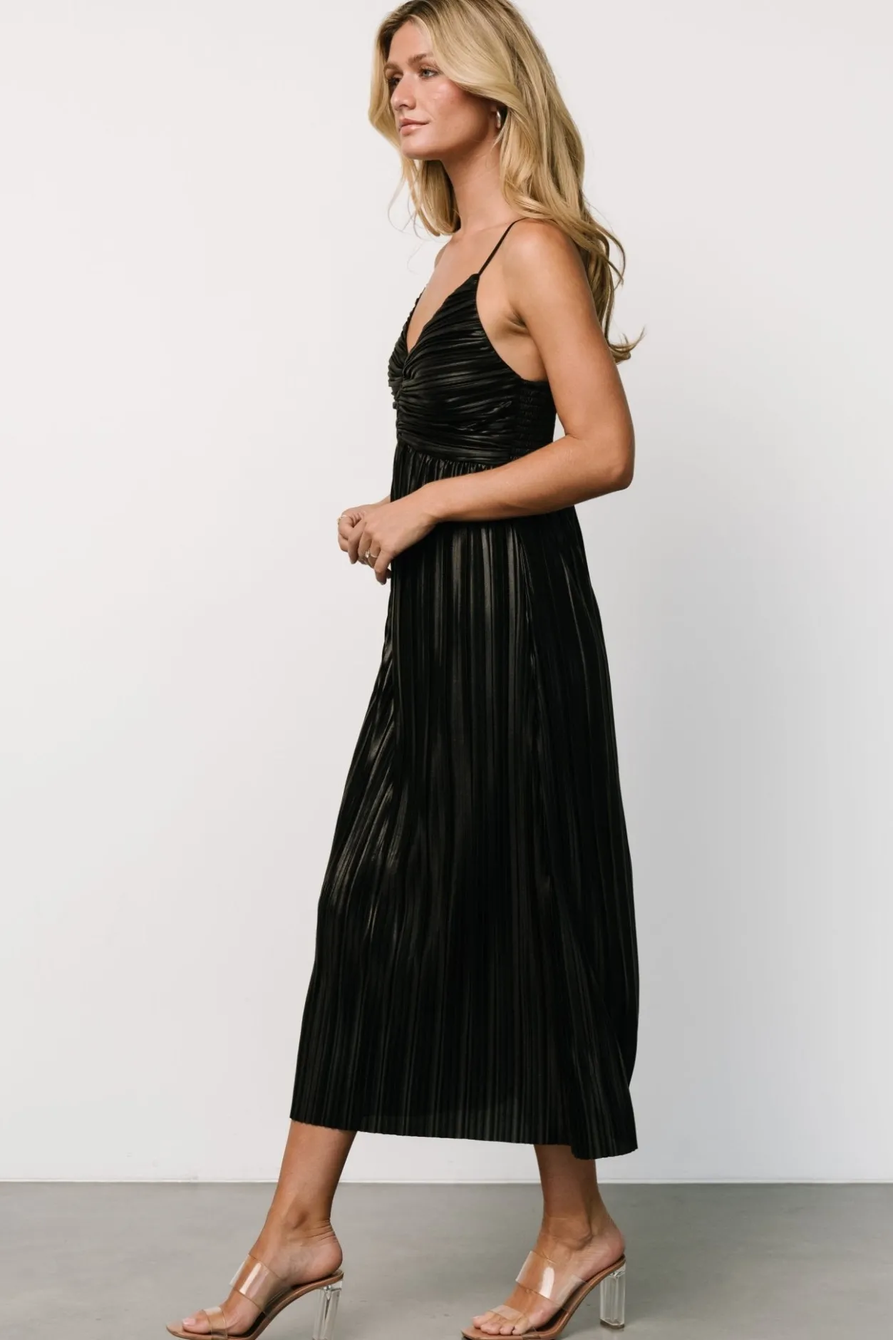Sale Baltic Born Cecilia Pleated Dress | Black