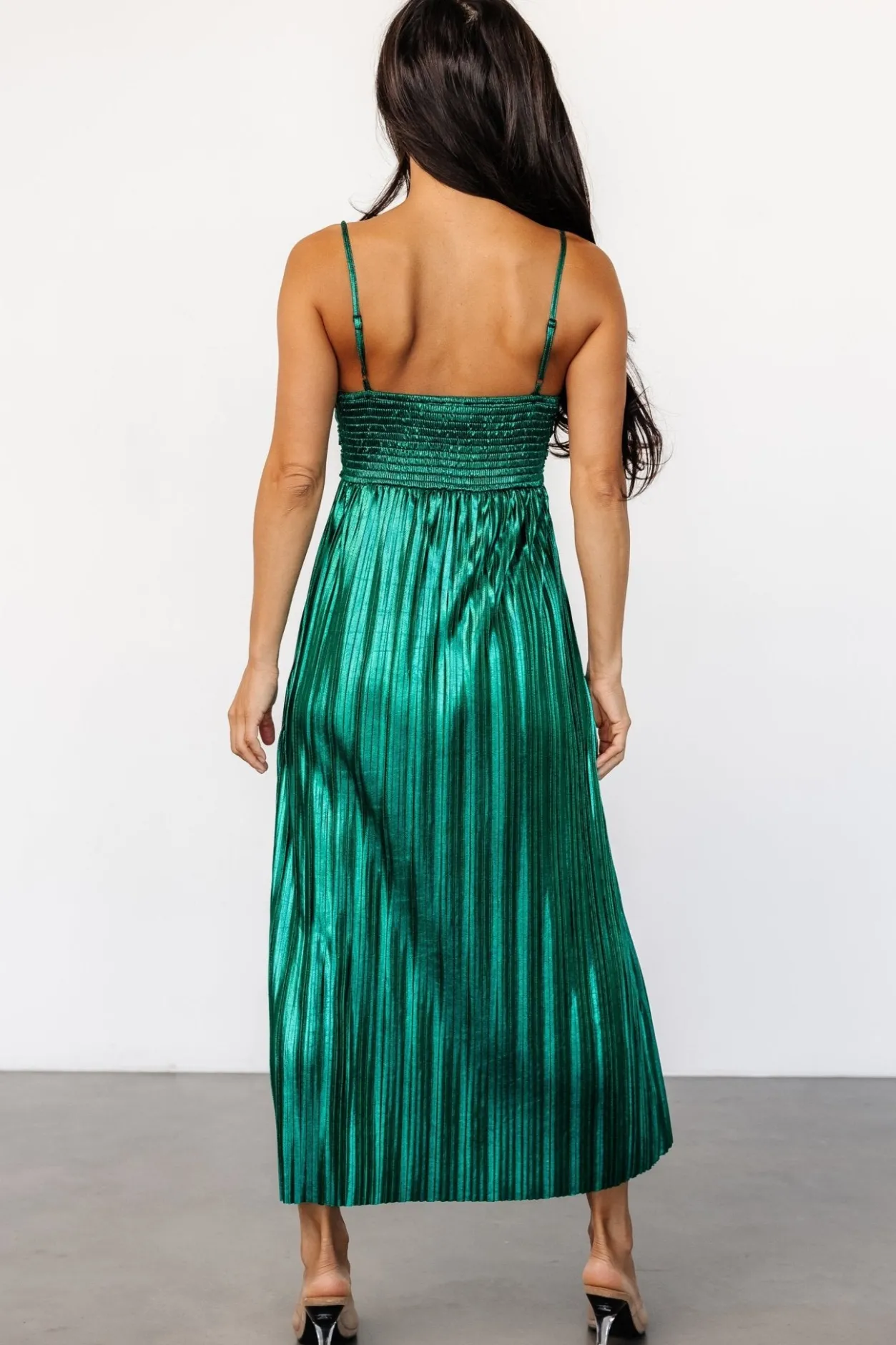 Best Baltic Born Cecilia Pleated Dress | Emerald