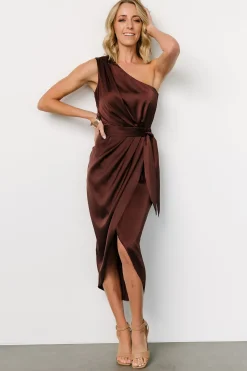 Best Baltic Born Celia One Shoulder Midi Dress | Clove