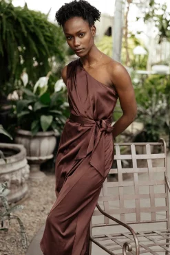 Best Baltic Born Celia One Shoulder Midi Dress | Clove