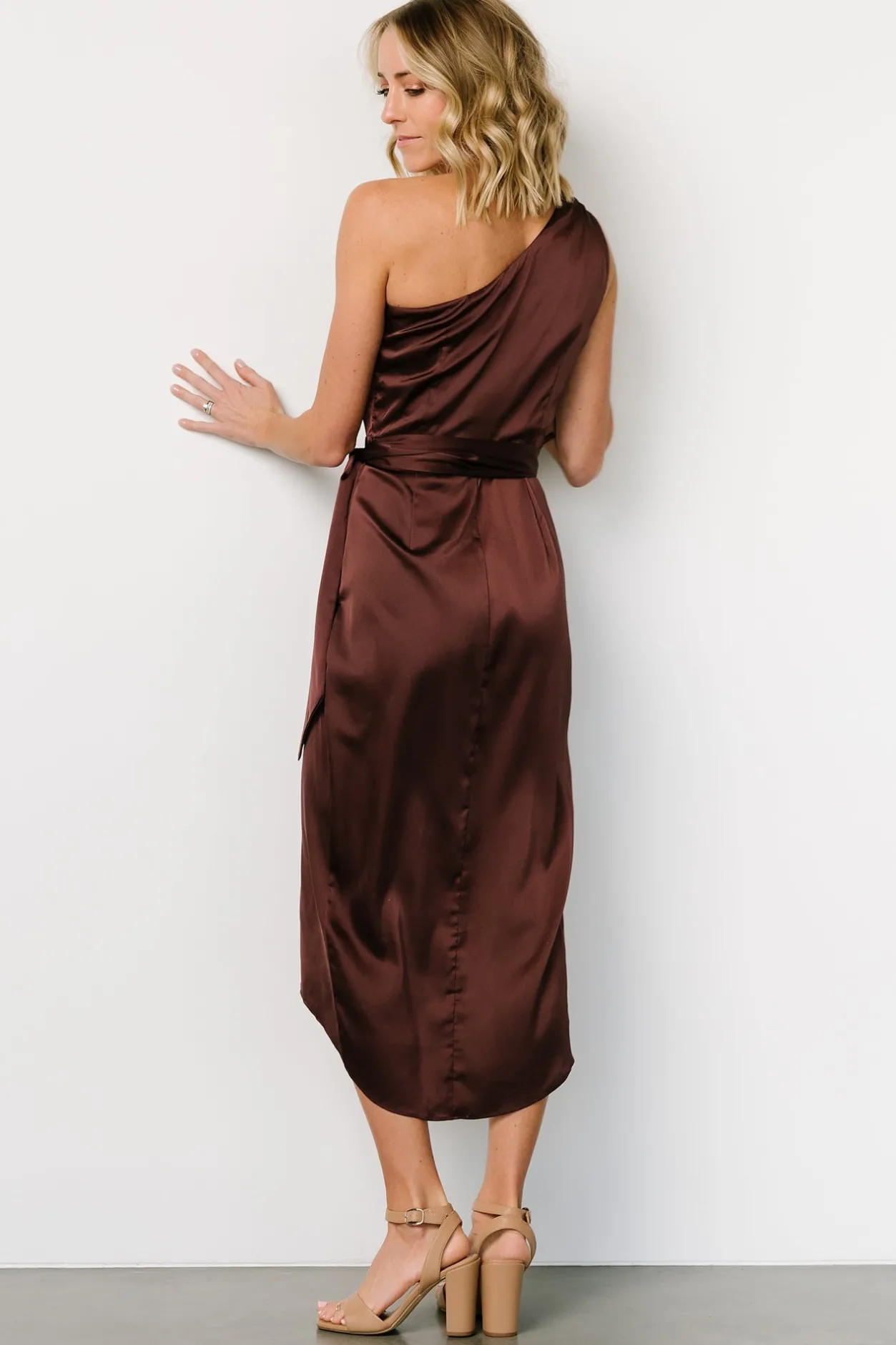 Best Baltic Born Celia One Shoulder Midi Dress | Clove