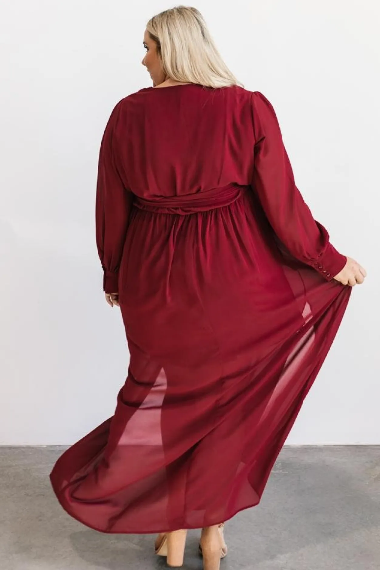 Outlet Baltic Born Celine Maxi Dress | Wine