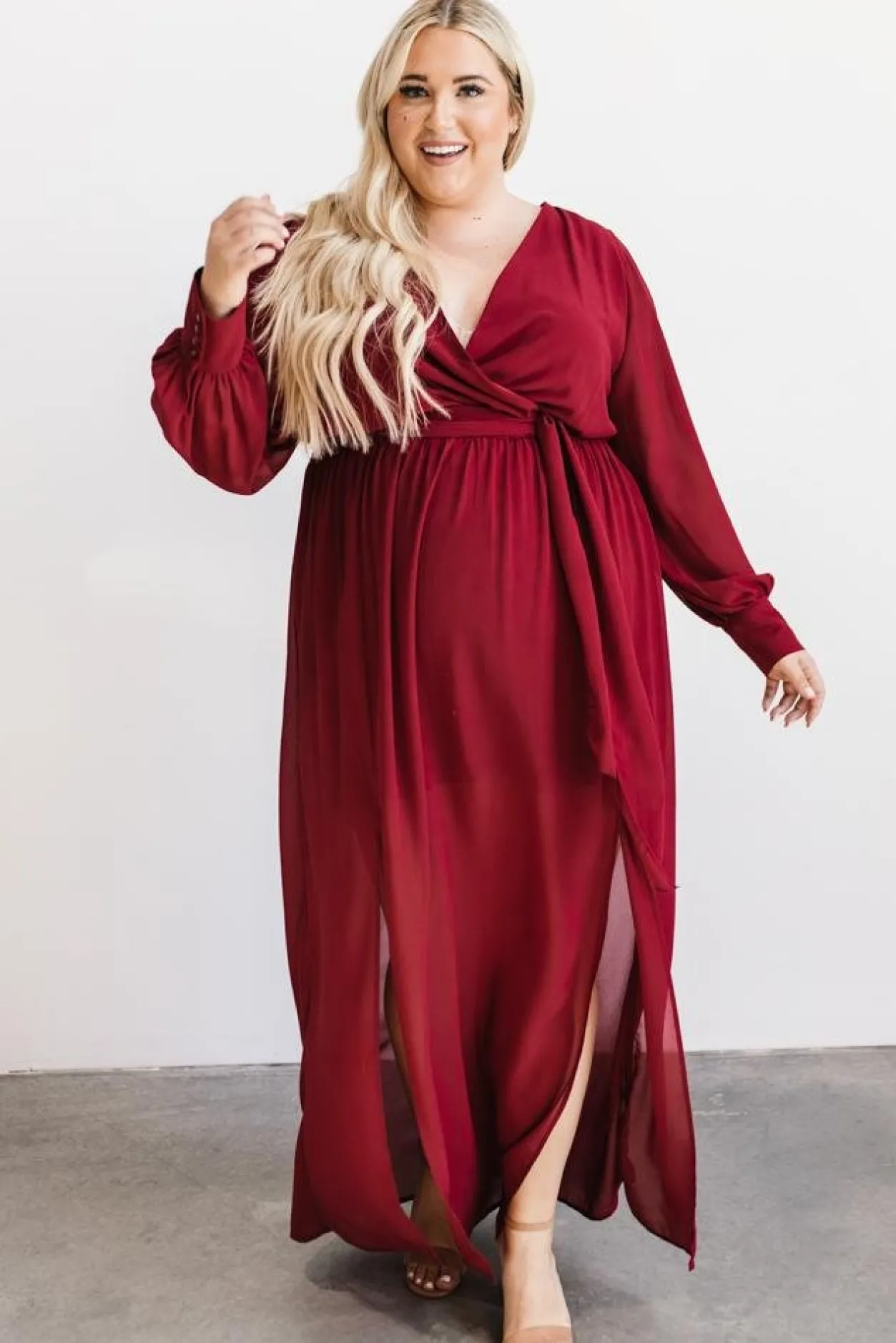 Outlet Baltic Born Celine Maxi Dress | Wine