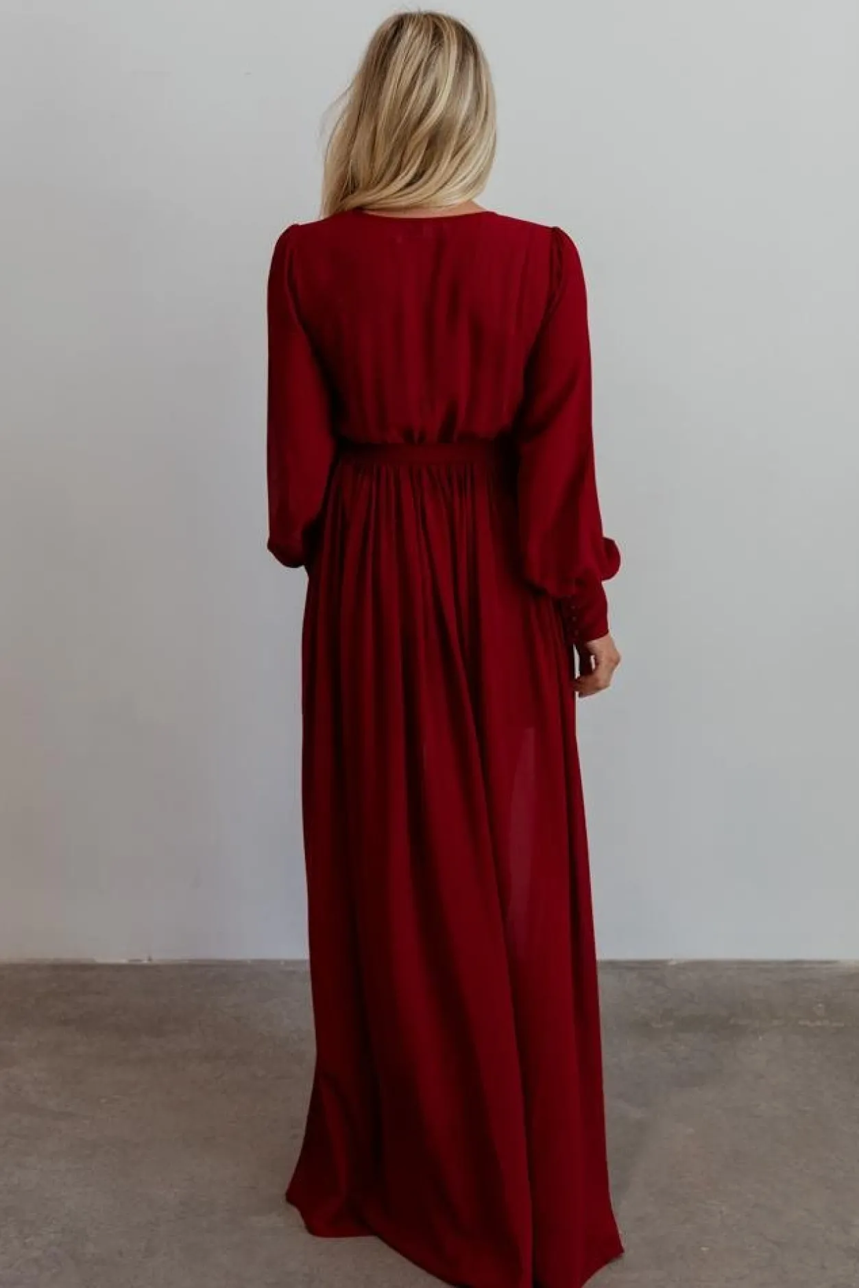 Outlet Baltic Born Celine Maxi Dress | Wine