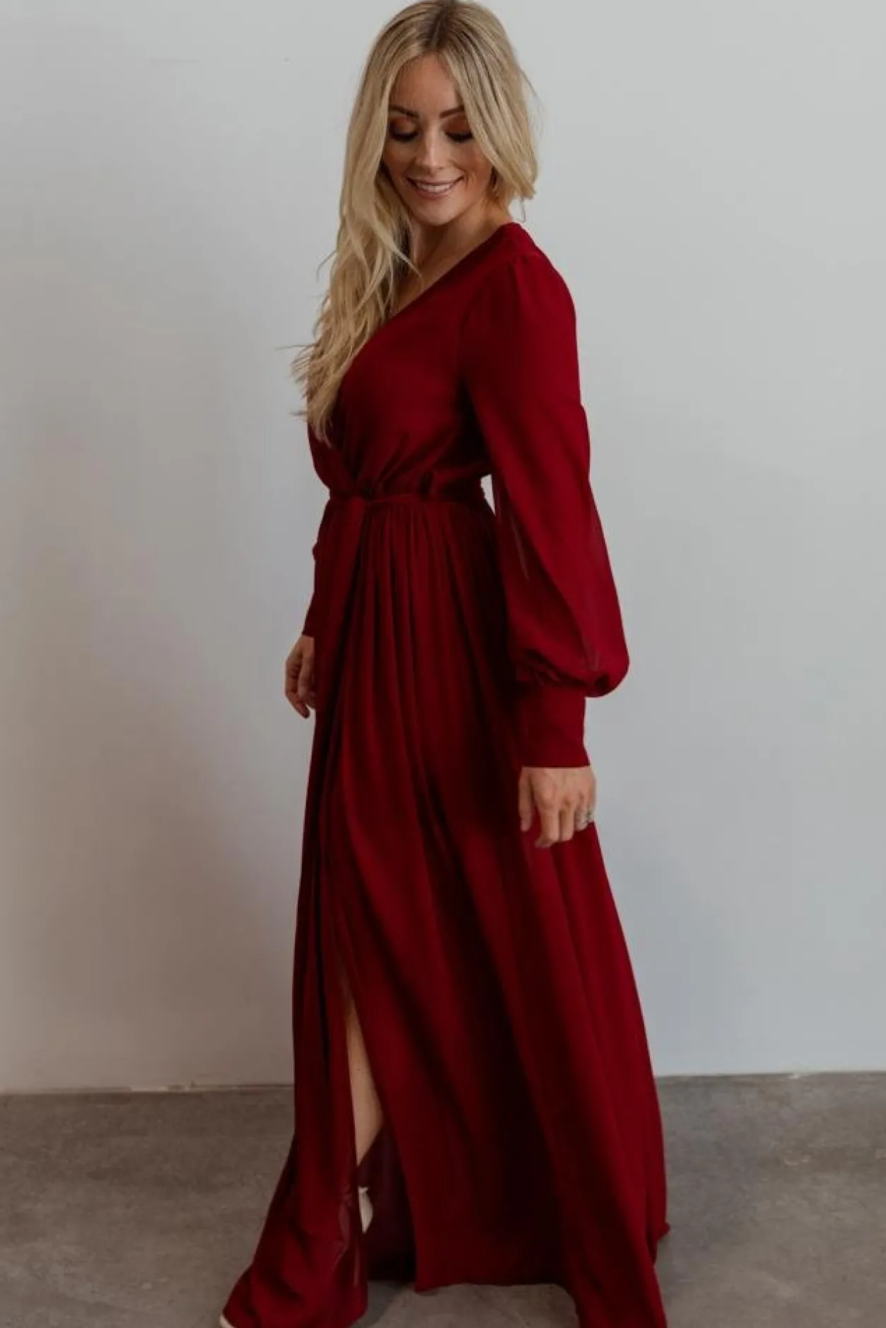 Outlet Baltic Born Celine Maxi Dress | Wine