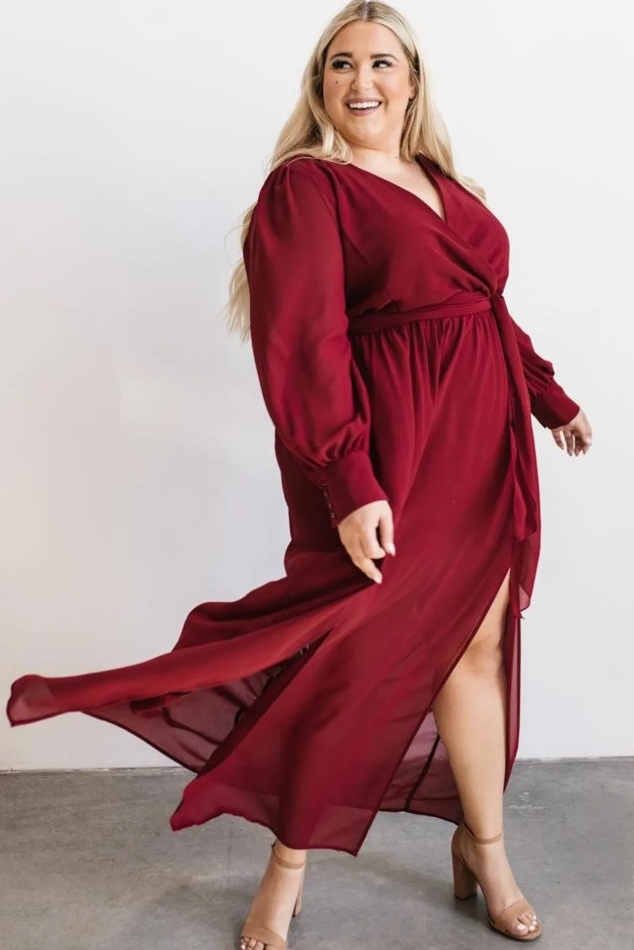 Outlet Baltic Born Celine Maxi Dress | Wine